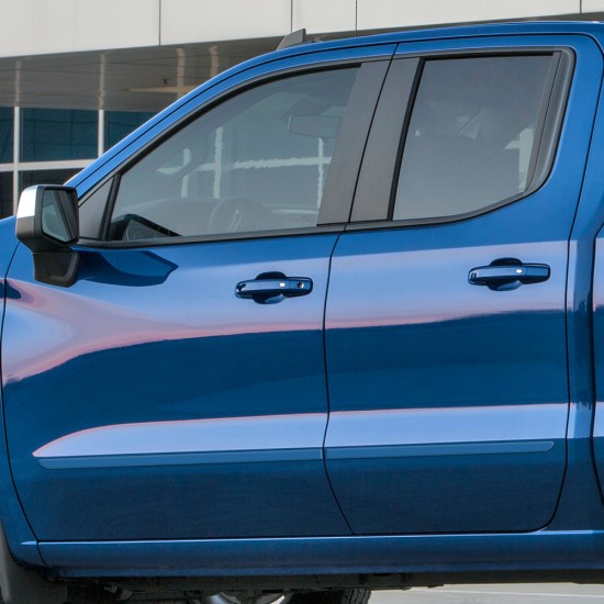 Painted Body Side Molding : Chevrolet Silverado 1500 Double ...